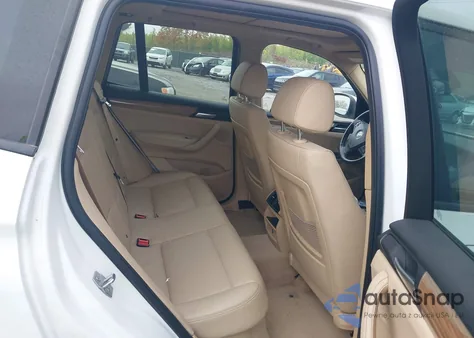 2013 BMW X3 xDrive28I из США, поврежденный, VIN 5UXWX9C54D0D03663